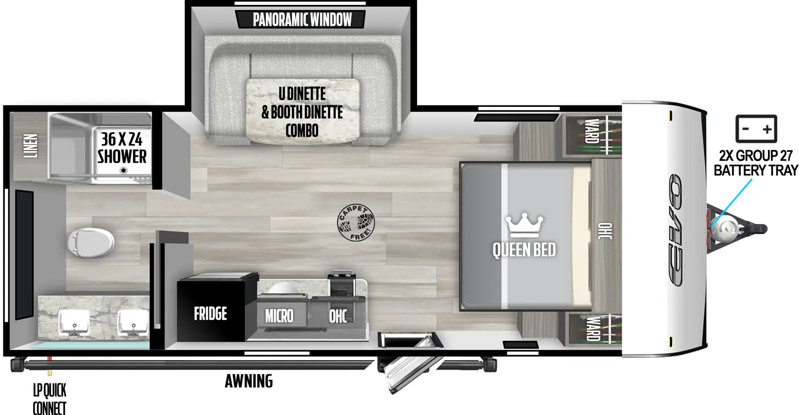 Evo East 18RB Floorplan